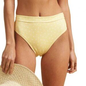 Billabong the Salty Blonde Collection Pina Colada The Rise Bikini Bottom Swim